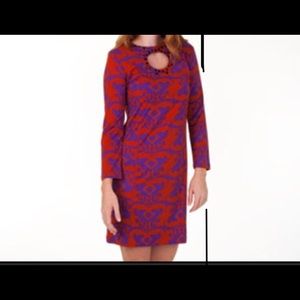 ⬇️final price drop. Damask dress in purple/pink